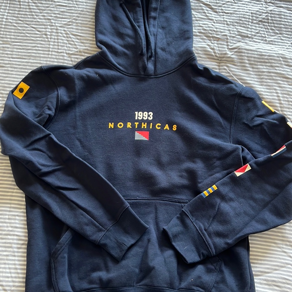 H&M LOGG Sailing Boating Hoodie Navy Blue